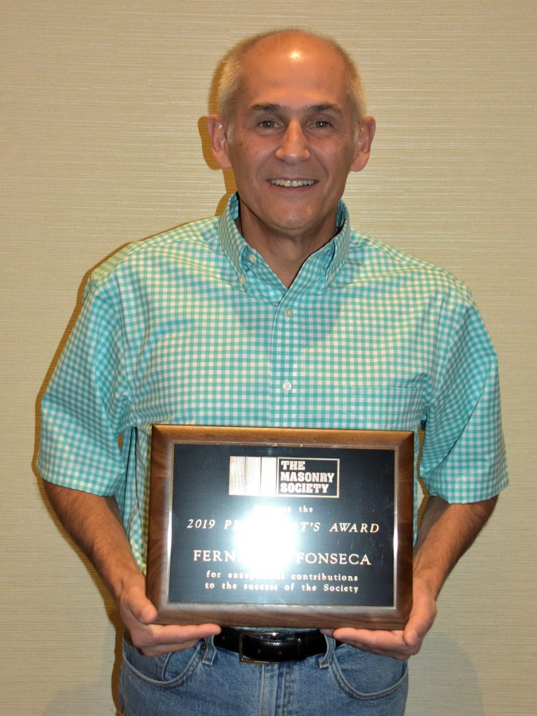 Fernando Fonseca, 2019 President's Award Winner