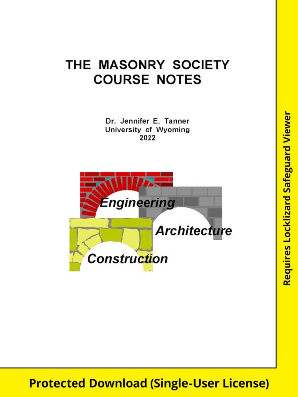 Masonry Course Notes (Based on the 2016 TMS 402/602)
