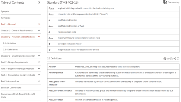 TMS 402/602-16 Online - Annual Subscription - Image 3