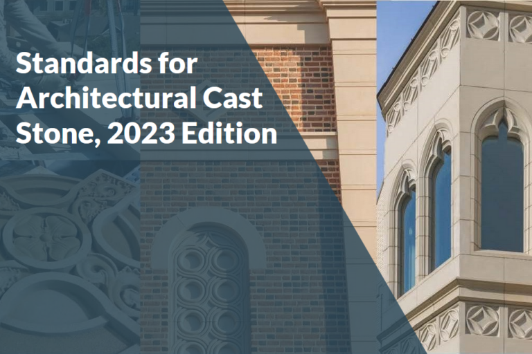 Online Access to Cast Stone Standards and Sound Standard Now Available