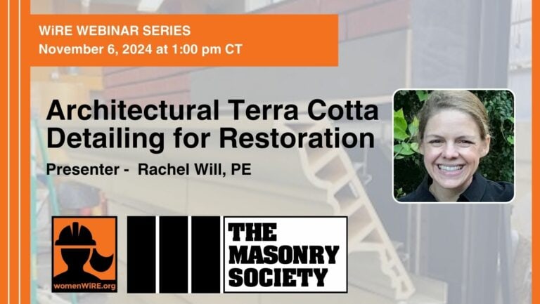 Architectural Terra Cotta Detailing for Restoration Webinar – November 6, 2024